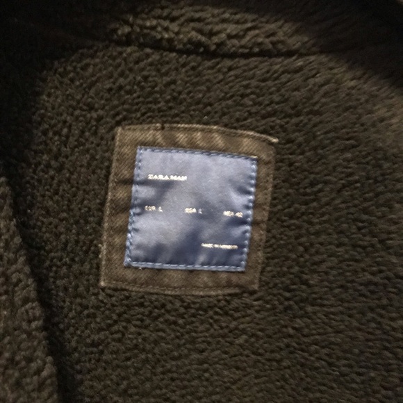 Zara Black Denim Jacket - Picture 2 of 4